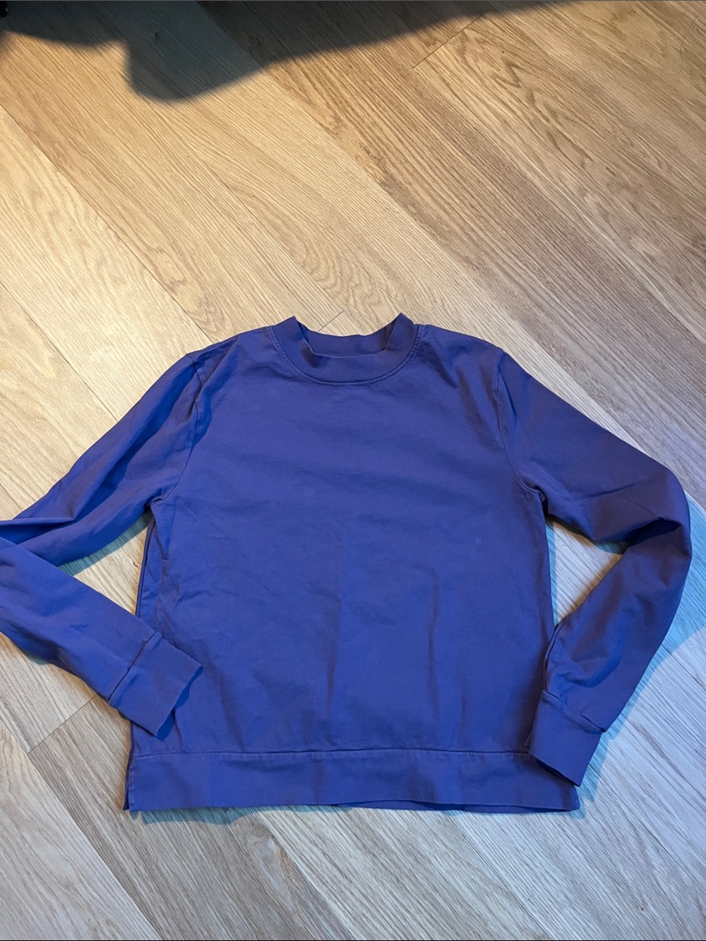 Pact Women’s Mock neck Long Sleeve - Plum purple size S